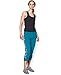 Under Armour Women's UA Favorite Fleece Word Mark Capris Medium Pacific