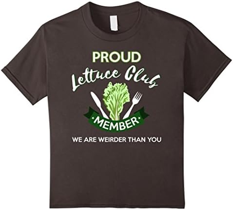 Kids Proud LETTUCE CLUB Member - We Are Weirder Than You 6 Asphalt