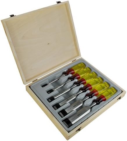 Irwin Marples M373 Split proof Bevel Edge Chisel Set 6 by Marples
