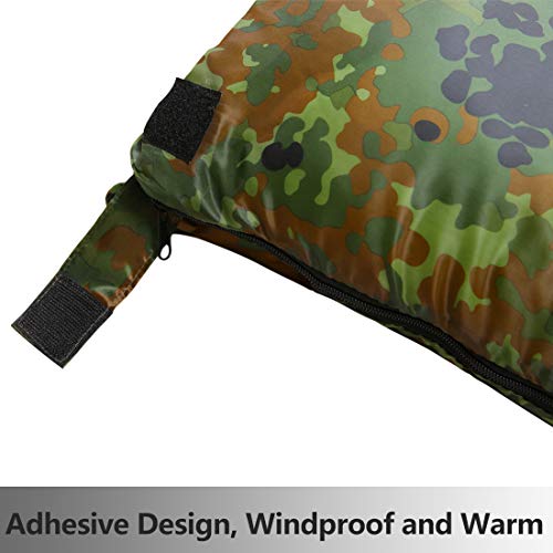 Envelope Sleeping Bag - 4 Seasons Warm Cold Weather Lightweight, Portable, Waterproof With Compression Sack for Adults & Kids - Indoor & Outdoor Activities: Traveling, Camping, Backpacking, Hiking - Thumbnail 4