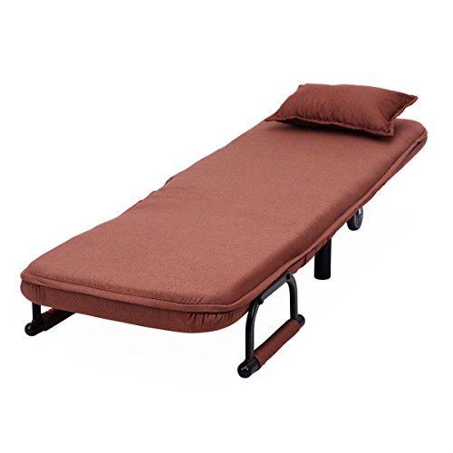 Folding Convertible Sofa Bed Arm Chair Sleeper Leisure Recliner Lounge Couch