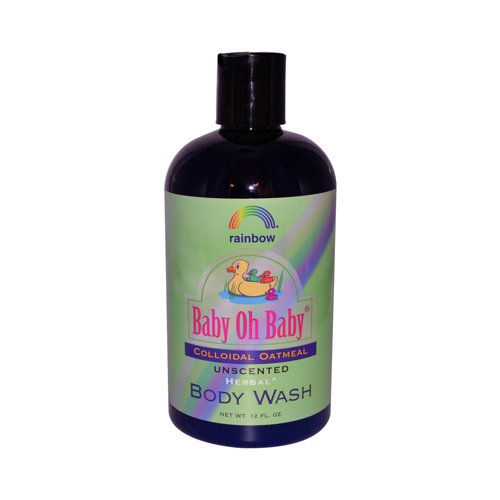 Baby Oh Baby Colloidal Oat Body Wash Unscented Rainbow Research 12 oz Liquid