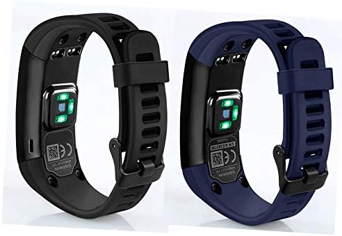 Compatible Garmin Vivosmart HR Replacement Bands, MGFire Soft Silicone Bracelet Sport Wristband Strap Accessories for Garmin Vivosmart HR (No Tracker, NOT Compatible Vivosmart HR+,S/N 4JE / 4JF / 4VD)