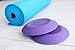 Purple Yoga & Pilates Pads 2 Pack + Travel Bag + Workout E-Book. Mat Support Comfort Padded Discs for Knee Hand Wrist. 3/4 Inch Thick Silicone Cushion Eliminates & Protects Joints Injuries.
