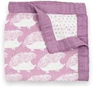 Milkbarn Mini Lovey Baby Blanket - Hedgehog by Milkbarn Kids