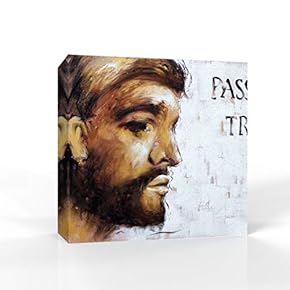 Canvas Wall Art Brave Man Artwork Pictures Home Wall Decorations for Bedroom Living Room Paintings Canvas Prints Framed - 12x12 inches