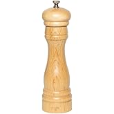 Fletchers' Mill Federal Pepper Mill, Maple - 8 Inch, Adjustable Coarseness Fine to Coarse, MADE IN U.S.A.