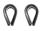 2 Pieces Stainless Steel 316 1/4