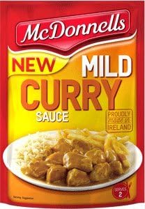 McDonnells New Mild Curry Sauce (4 X 50g pack)