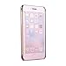 iMusi Cases for iPhone 7 Plus, Smart Clear View Window Plating PC Mirror Flip Phone Cover for iPhone 7 Plus - Rose Gold