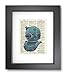 Benchmark LLC Vintage Dictionary Art Print Upcycled 8x10 - Blue Nautical Dive Helmet