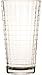 Circleware Windowpane Huge Set of 10 Tall Heavy Base Highball Glasses, 15.75 oz. Glassware Tumbler Drink Cups for Water, Juice, Beer Beverages