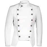 Mens Fashion Suit Jacket Slim Fit Blazers Stage Dress Jackets