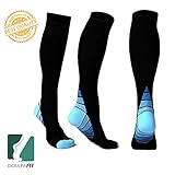 Goulpa Fit Compression Socks for Women and Men Running Compression Socks Nurses Compression Socks Women Medical Compression Socks Pregnancy Compression Socks Women Maternity Compression Socks (L/XL)