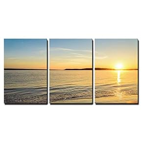 Carters Beach at Sunrise Nova Scotia Canada x3 Panels