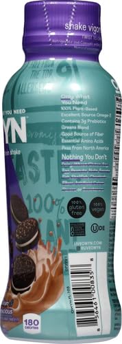 OWYN NON-DAIRY COOKIES & CREAMLESS PROTEIN SHAKE 12 FL OZ