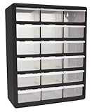 Homak HA01018001 18Drawer Parts Organizer, Black (Tools &amp; Home Improvement)