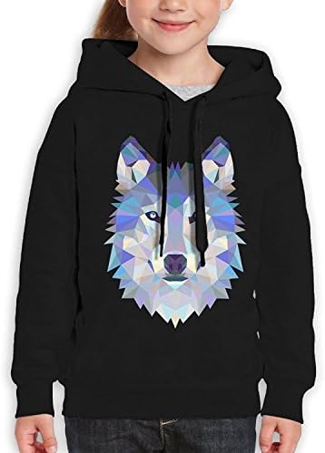 Teenager Pullover Hoodie Sweatshirt Wolf Animals Teen's Hooded Boys Girls