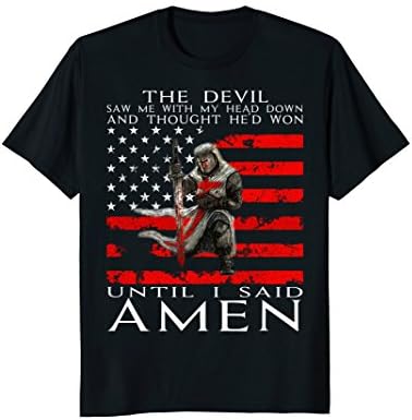 USA Crusader Shirt - The Devil Saw Me - Knight Templar