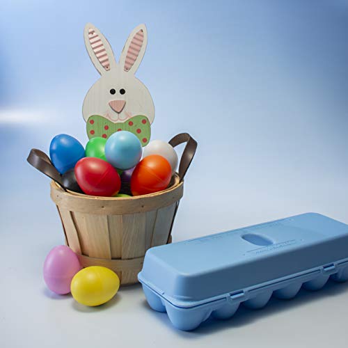 image for Prextex 12 Maracas Egg Shakers Musical Percussion Toy - 12 Color Plast