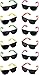 Rhode Island Novelty Neon 80 fts Style Party Sunglasses 2 Dozen