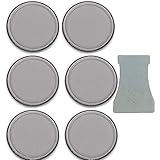 HRTSELEC 20MM Ceramics Ultrasonic Mist Maker Fogger Replacement Discs for Humidifier Parts with Replacement Tool - 6 Pack