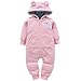 GONKOMA Autumn Winter Infant Toddler Boys Girls Thicker Warm Hooded Romper Jumpsuit Outfit Kid Clothes