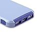 ULAK iPhone 5S Case, iPhone 5 Case, iPhone SE Case, Slim Fit Dual Layer Protection Case Shock Absorbing Hard Rugged Ultra Protective Back Rubber Cover with Impact Protection (Light Purple+Purple)