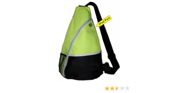 green sling bag