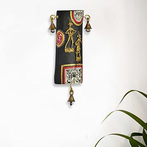 Exclusivelane Dhokra Amp Warli Handpainted Natural Wooden Log Wall Decor Indian Decorative Items For Home Gift Item Wooden Wall Art Decor Decorative Shelves Vases Home Decor Buy Online In Aruba At Aruba Desertcart Com