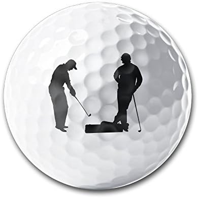 Golf Logo Fun Super Straight Reduces Drag Men Women Kids Golf Balls Training Ball For Club Gifts