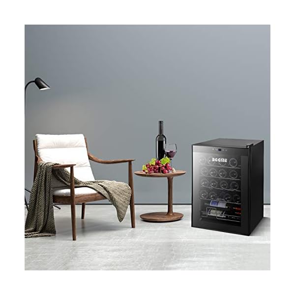 BGGME-20-Bottle-Compressor-Wine-Cooler-Freestanding-Red-and-White-Wine-Cellars-Countertop-Champagne-Chiller-with-LED-Temperature-Display-Quiet-Operation-Fridge