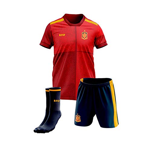 rfef Selezione spagnola Mini kit per bambini, rosso, 6 meses