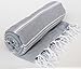 paramus 100% Cotton Pestemal Turkish Bath Towel (1pcs Silver Grey) (Grey, hierapolis)