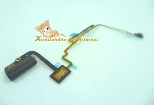 Black Headphone Audio Jack Power On/off Volume Up/down Control Button Key Lock Hold Switch Flex Ribbon Cable for Ipod Nano 7th Gen 16gb