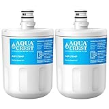 AQUACREST LT500P Replacement Refrigerator Water Filter, Compatible with LG 5231JA2002A, LT500P, ADQ72910901, ADQ72910907, Kenmore 9890, 46-9890, 469890 (Pack of 2)