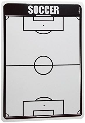 Acrilsports Dry Erase double Sided Coaching Board (A4 (8.267x11.692 inches), Soccer)