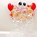 HOCHE Toy-Crab Musical Bubble Maker Fun Bath Toy,Automated Spout Bubble Machine Blower Maker with 12 Nursery Rhymes for Baby