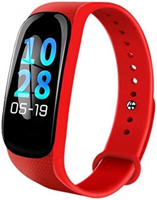 Alian Smart Watch, IP67 Waterproof 0.96 Inch Screen Smart Bracelet with Sports Bracelet ECG Heart Rate Blood Pressure Oxygen Monitoring Call Reminder Wristband for M3/M3 Plus