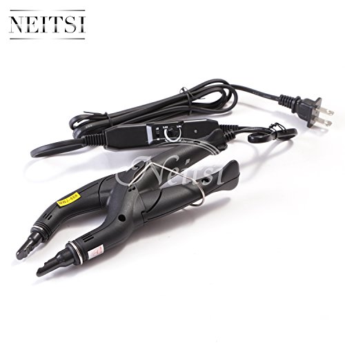 Neitsi Professional American Plug Fusion Hair Connector Iron Wand Melting Tool Hair Connector 01 (Black Color) - Thumbnail 5