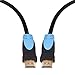 Aurum Cables - Pack of 10 High Speed HDMI Cable 2.0 with Ethernet - Supports 3D & Audio Return Channel [Latest Version] - 10 Feet - With 90 Degree Angle Adapter and Velcro Cable Tie - 10 Pack
