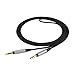 Geekria Audio Cable Compatible with Sony WH-1000XM6/1000XM5 ULT WEAR WH-XB920N MDR-1AM2 INZONE H5 Headphones, 1/8