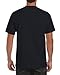 Gildan Men's 2-Pack Workwear Pocket T-Shirt, Black, Large