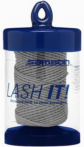 Samson Lash-It Grey Silver 1.75mm (1/16") or 2.2mm (3/32") diameter x 18-ft. Spools dyneema fiber Tensile Strength 230-290lbs. Floats (1.75MM (1/16") x 180ft.)