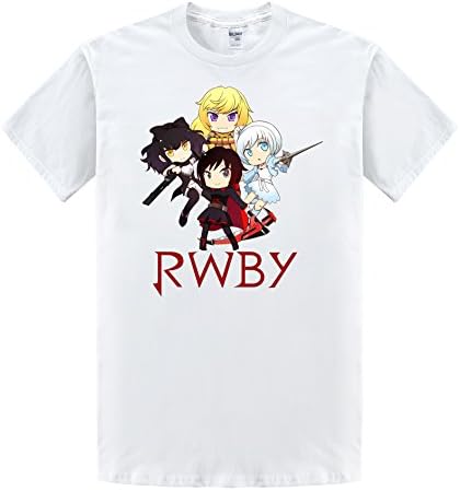 RWBY Mens Tshirts top Quality Fashion Short Sleeve Printed Men's tee Shirts Tops