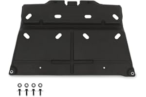 LQI Engine Splash Shield Under Panel Diaper Compatible with Ford F150 2015-2020 with Gasoline Engine (Not Fit Raptor Model, Not Fit 3.0L Diesel) ML3Z-7222-D Black Splash Guard