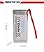 3.7V 800mAh 20C Lipo Battery YSHESS Quadcopter Parts for RC Quadcopter Drone F181 F181W F181DH F181WH H12C H12W V686 509G(2 pcs) To Increase The Flight Time With 5 IN 1 Baterry Charger