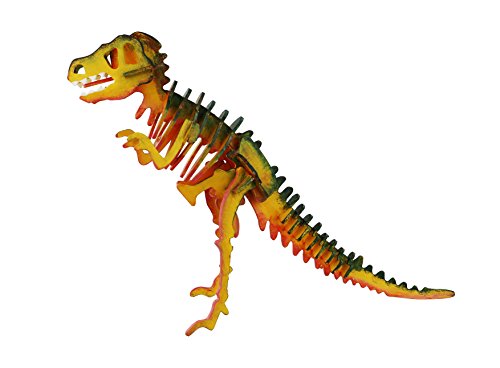 Hands Craft HC201 DIY 3D Wooden Puzzle with Paint Kit: T-Rex