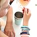 Double Wall 8 oz Tumbler - Stainless Steel Kids and Toddler Cups - Toxic-Free, Unbreakable, 18/8 Steel, 2-Pack (Mint)
