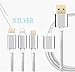 EnacFire Lightning Cable (3ft,6ft,10ft) Durable and Fast Charging Cable (Dual Layer Protection) 8pin Lightning to USB Cable for iPhone 7/7+/6/6+/6s/6s+/5/5s/5c/SE, iPad and More (Space Gray)